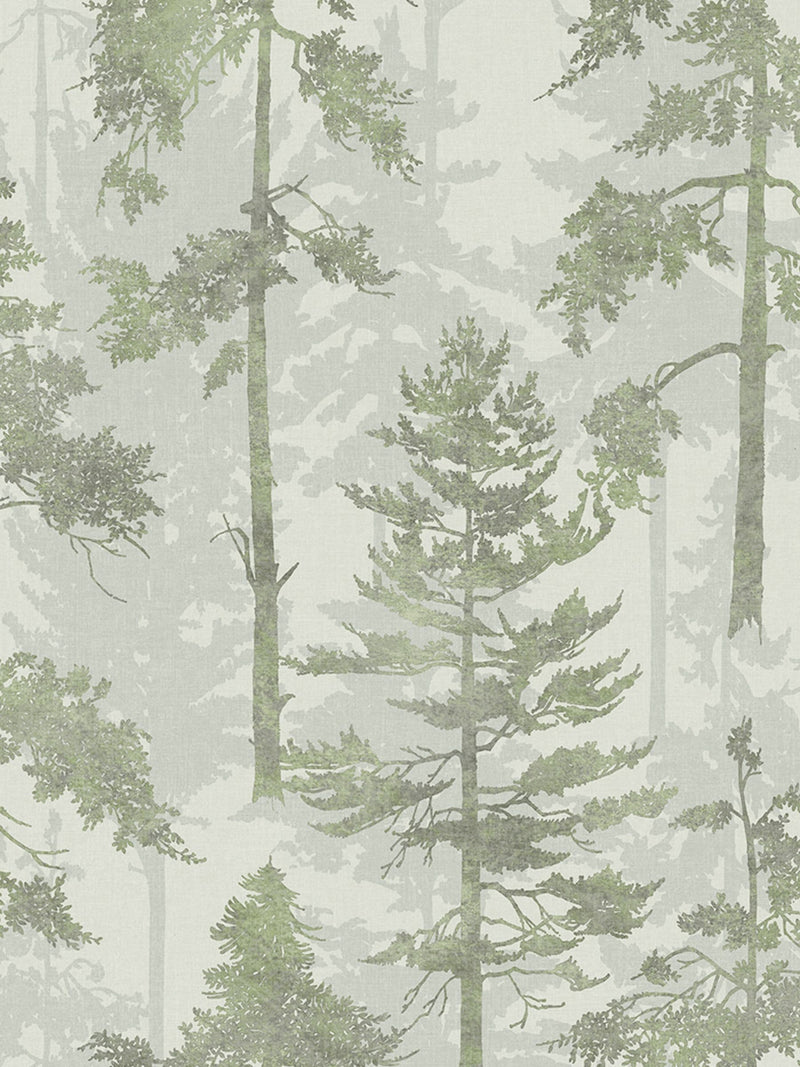 Graham & Brown Green Norse Forrest 10m roll, imported from the UK