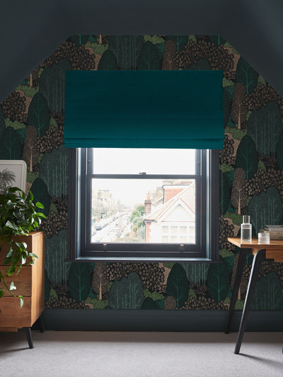 Next Graham & Brown Navy Scandiscape 10M Wallpaper- Buy online at McGrocer