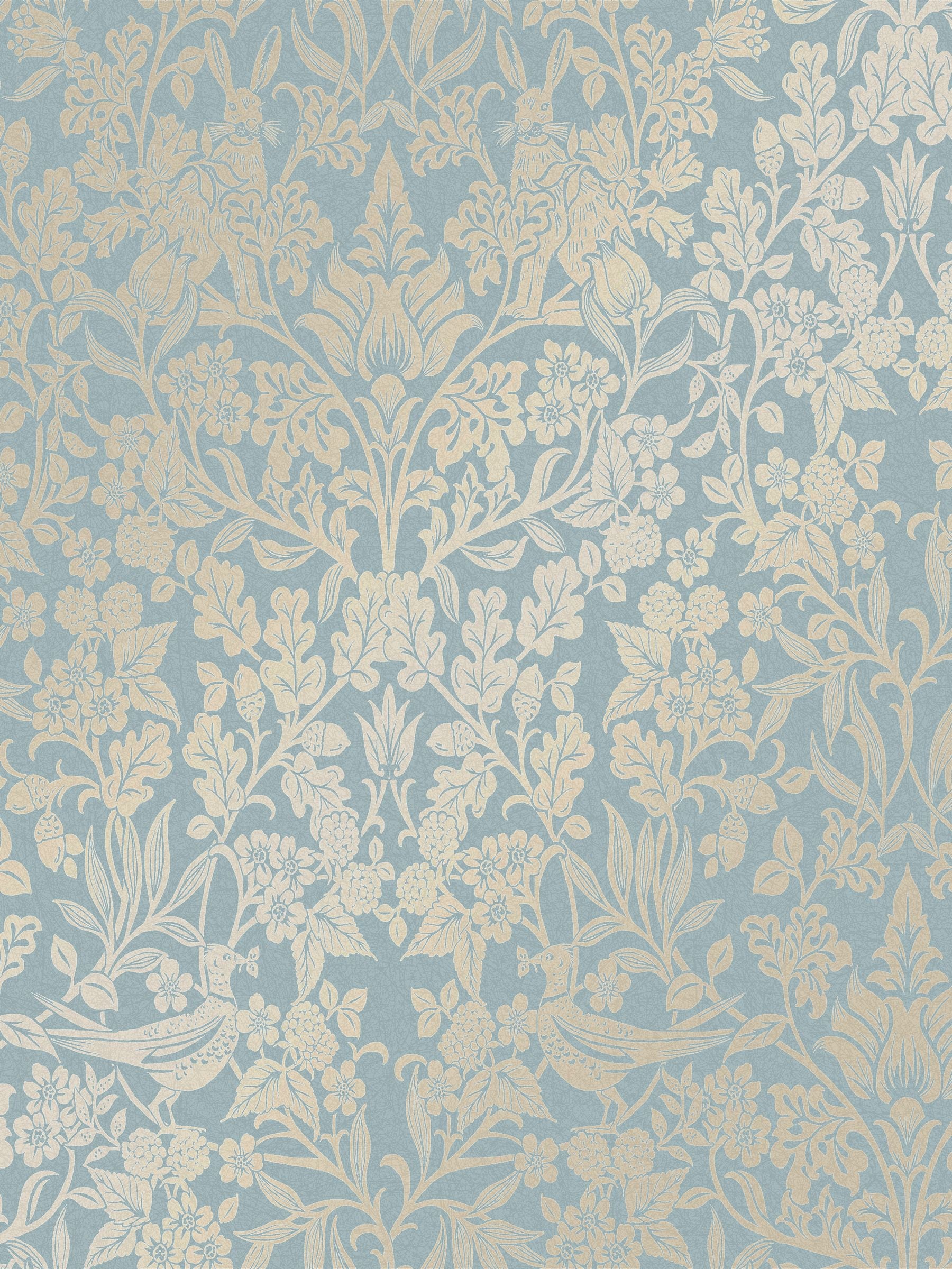 Graham & Brown Hartley Damask Wedgewood wallpaper 10m (British brand)