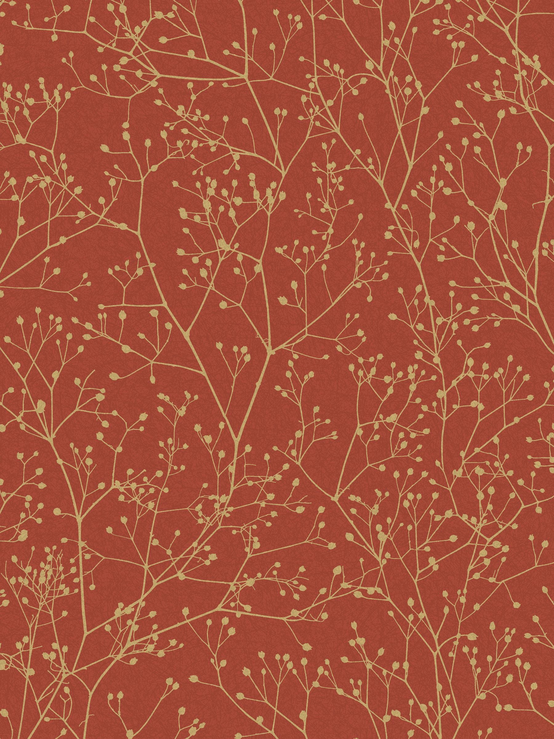Clarissa Hulse Red Gypsophila wallpaper 10m, UK version
