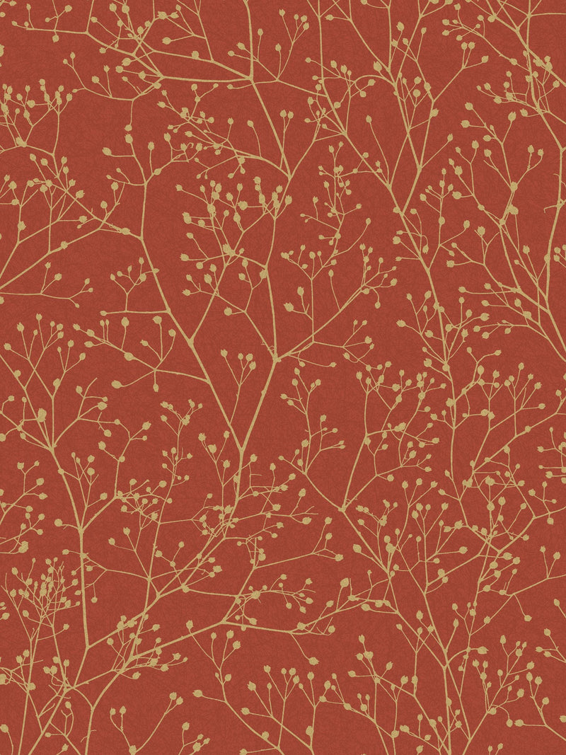 Clarissa Hulse Red Gypsophila wallpaper 10m, UK version