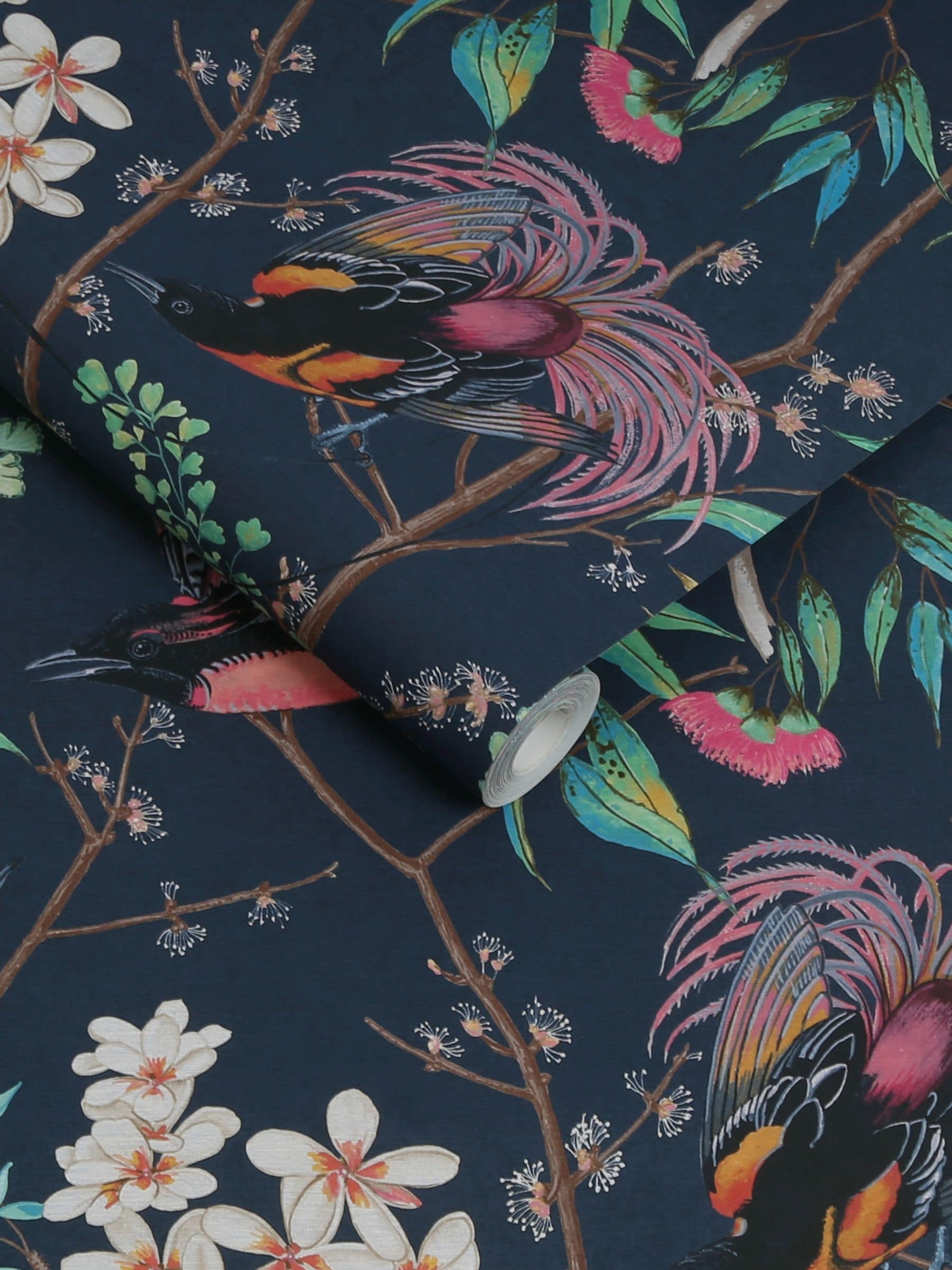 Graham & Brown Night Clavering Birds wallpaper 10M, imported from the UK