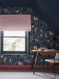 Graham & Brown Night Clavering Birds wallpaper 10M, imported from the UK