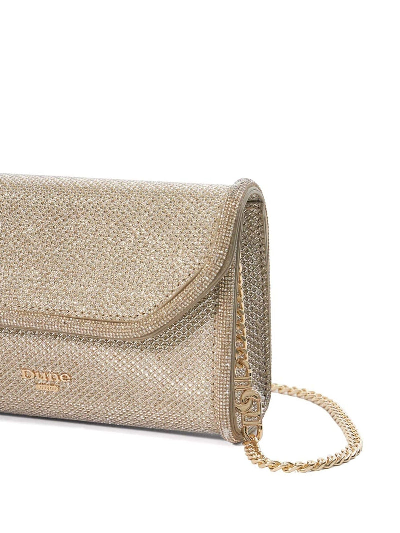 Dune London Gold Bellini Border Foldover Clutch - British product