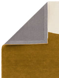 Asiatic Rugs Matrix Ochre Signature Rug geometric wool blend, imported from the UK