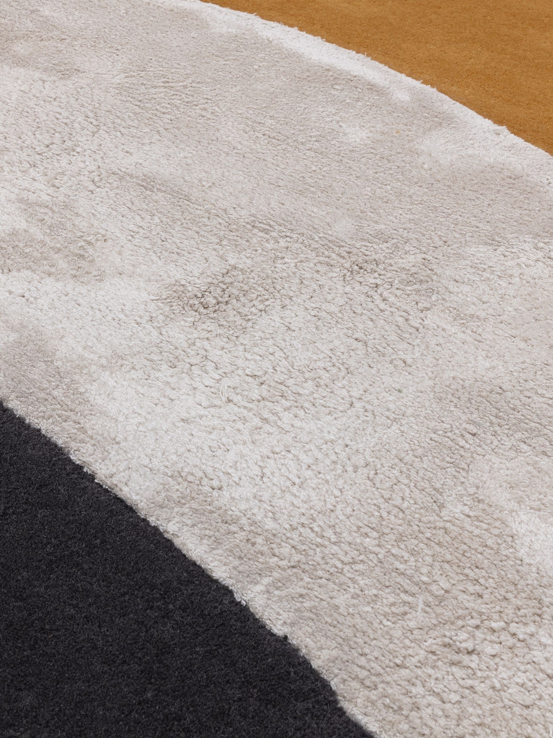 Asiatic Rugs Matrix Ochre Signature Rug geometric wool blend, imported from the UK