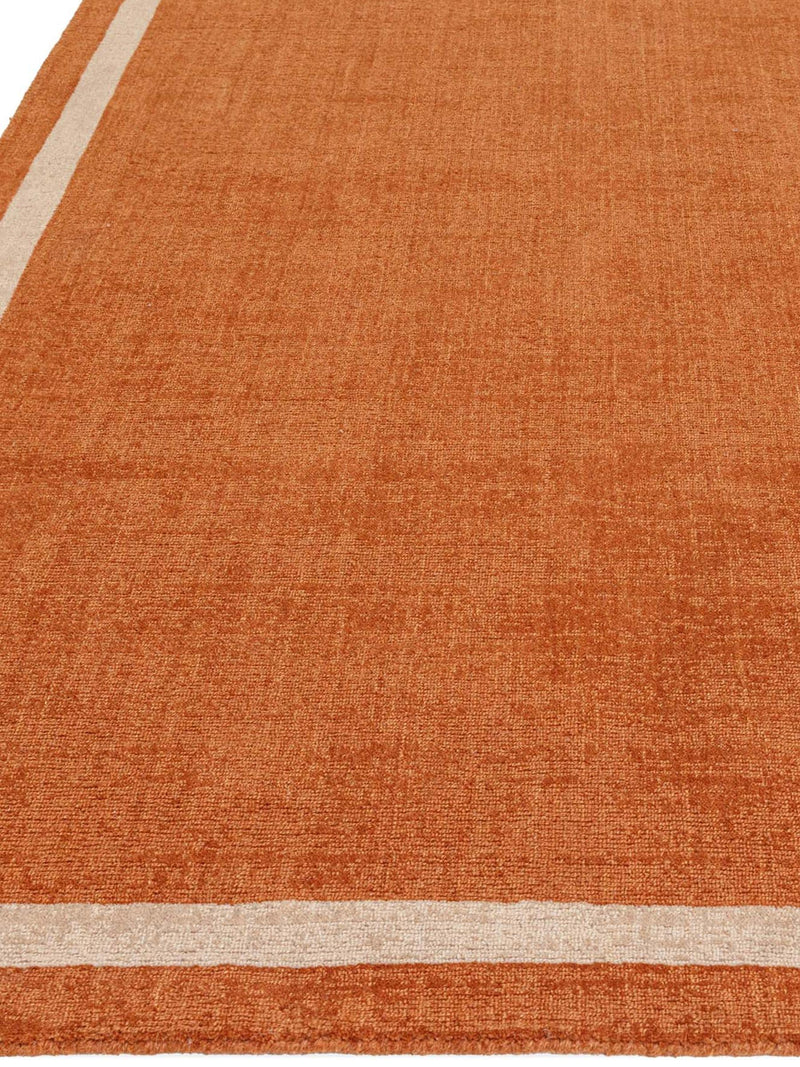 Asiatic Rugs orange Albi border wool rug 120x170cm (British brand)