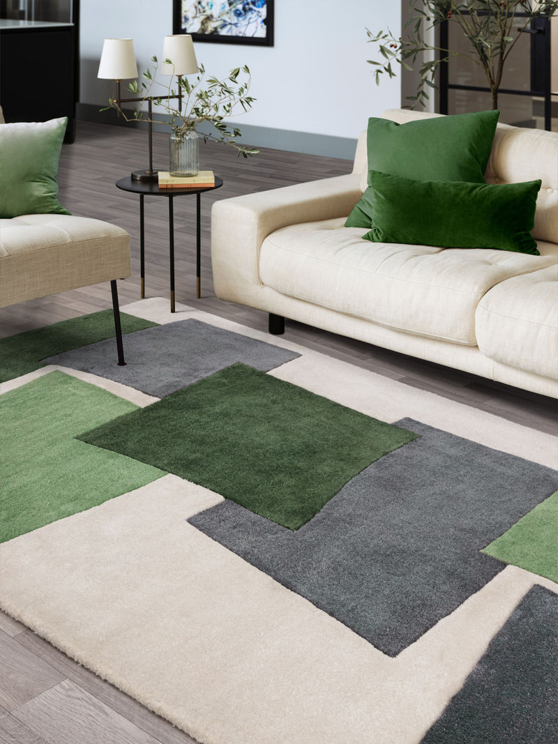 Asiatic Rugs green Romy papercut rug, UK version