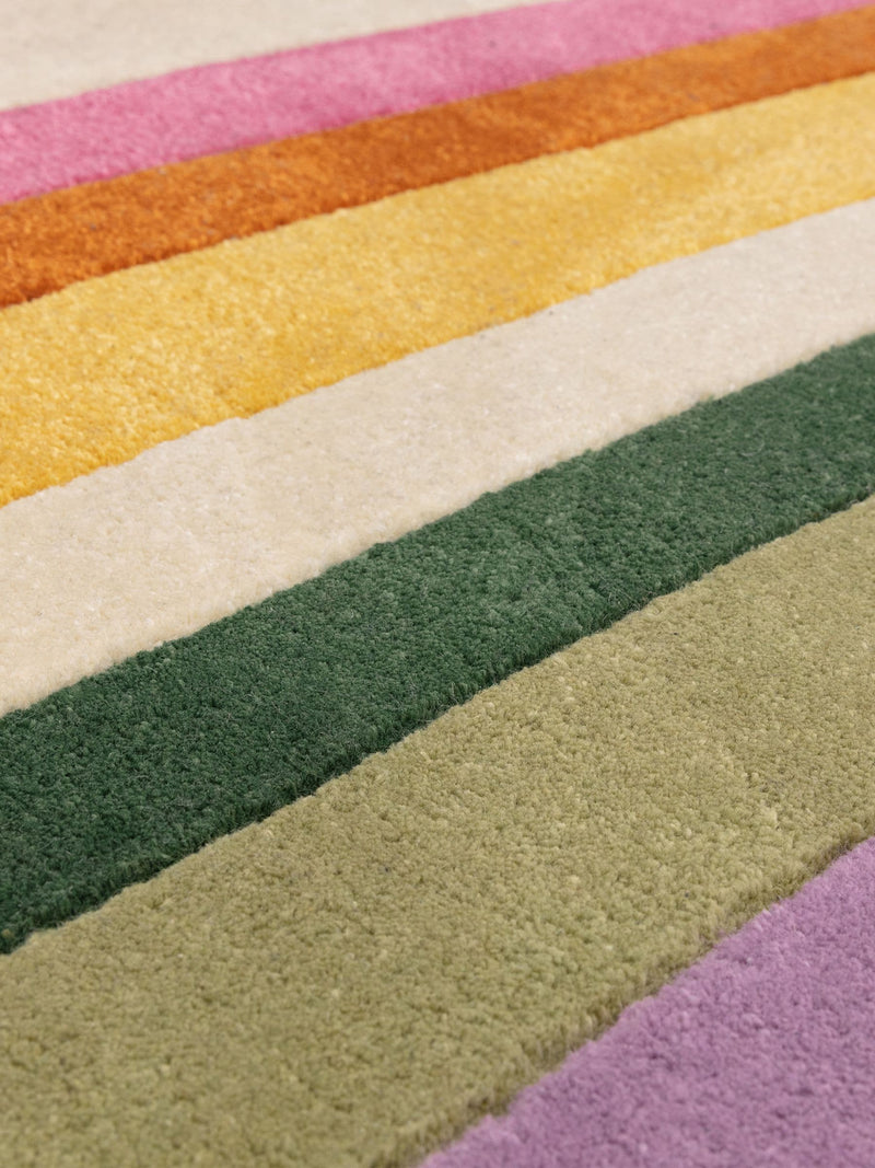 Asiatic Rugs pink Romy retro rug, imported from the UK