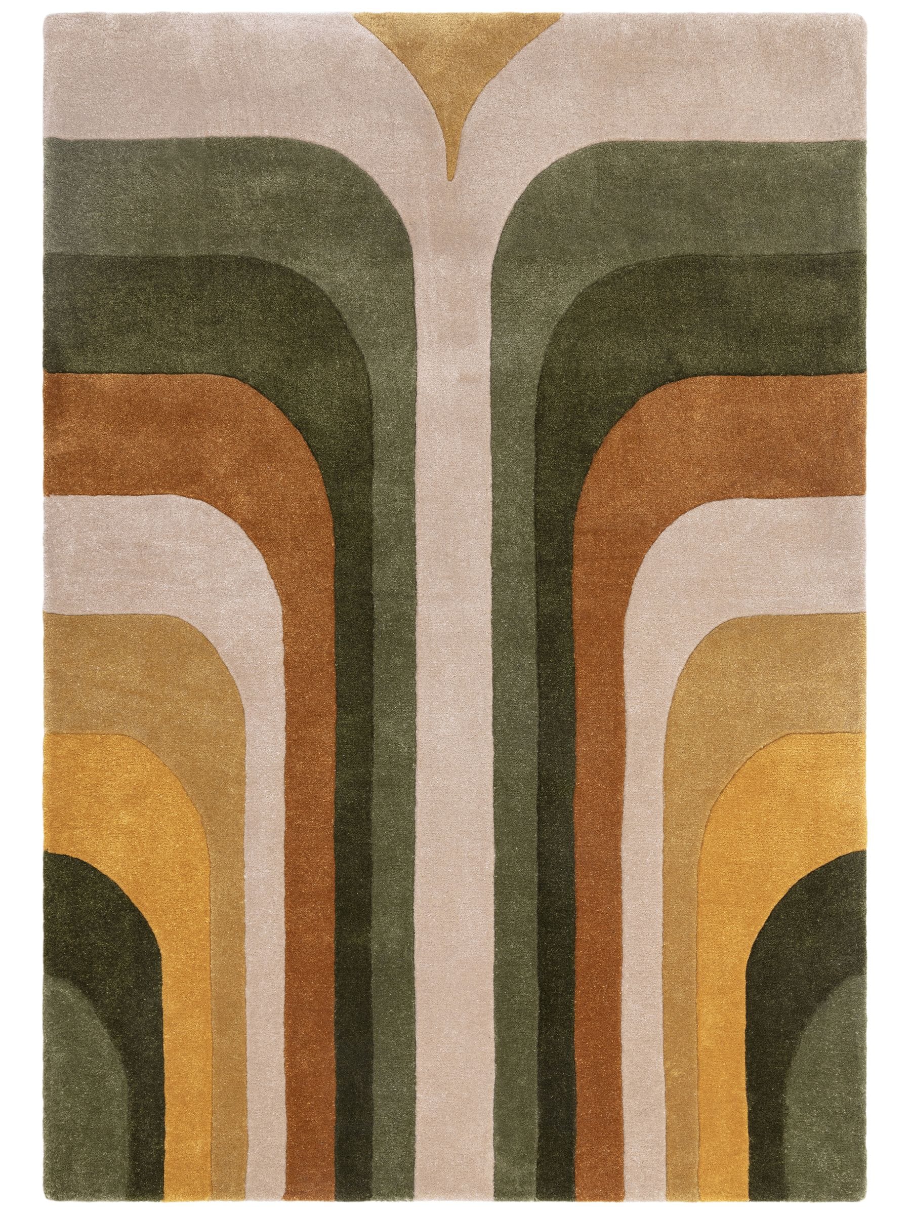 Asiatic Rugs green Romy retro rug - British product