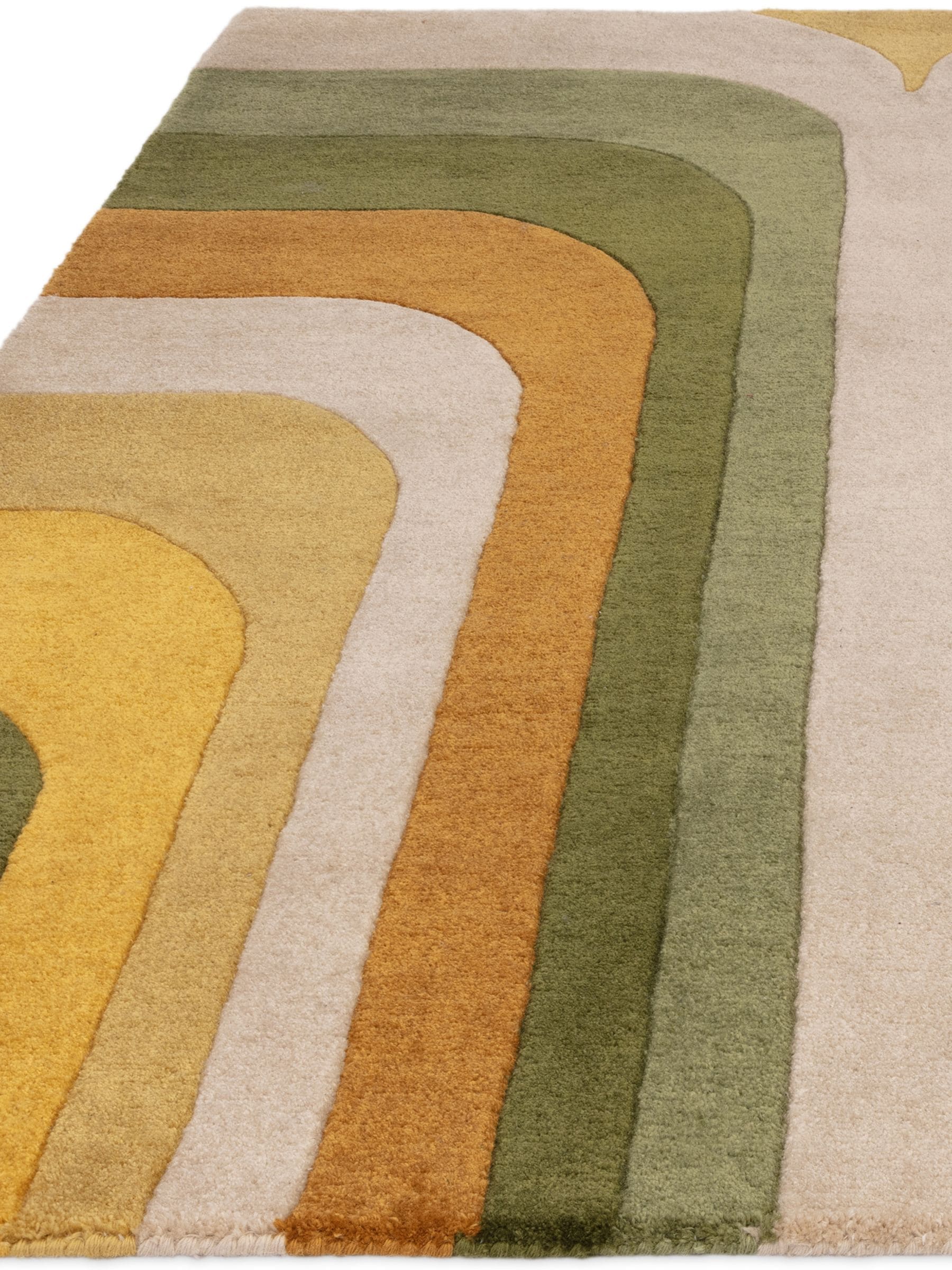 Asiatic Rugs green Romy retro rug - British product