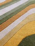 Asiatic Rugs green Romy retro rug - British product