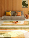 Asiatic Rugs green Romy retro rug - British product