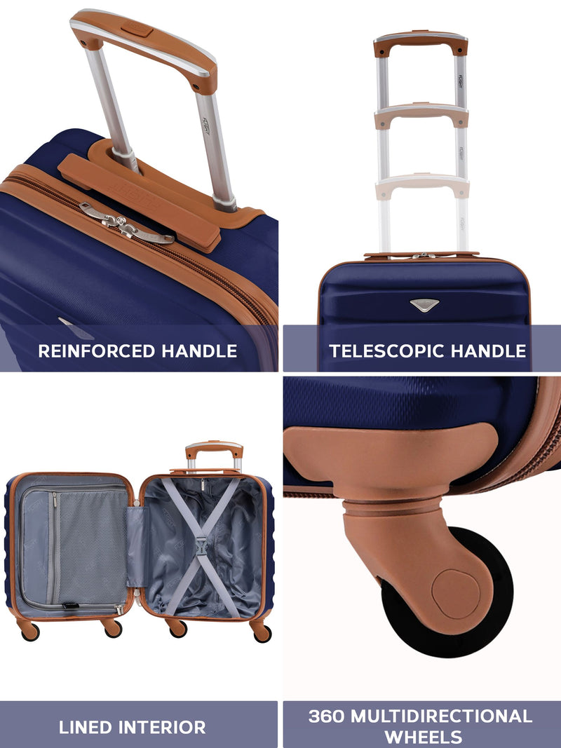 Flight Knight Blue underseat cabin carry on luggage (British brand)