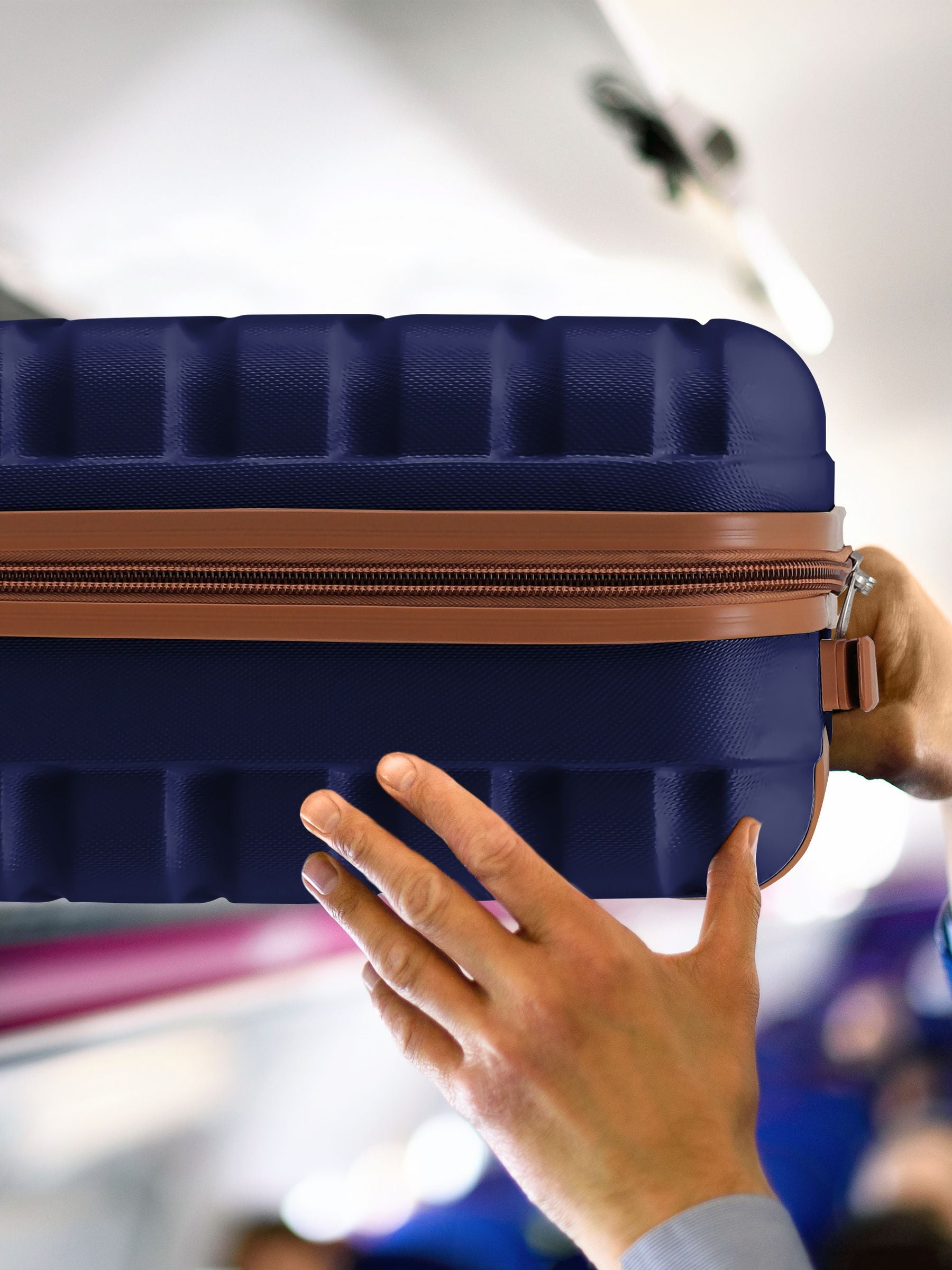 Flight Knight Blue underseat cabin carry on luggage (British brand)
