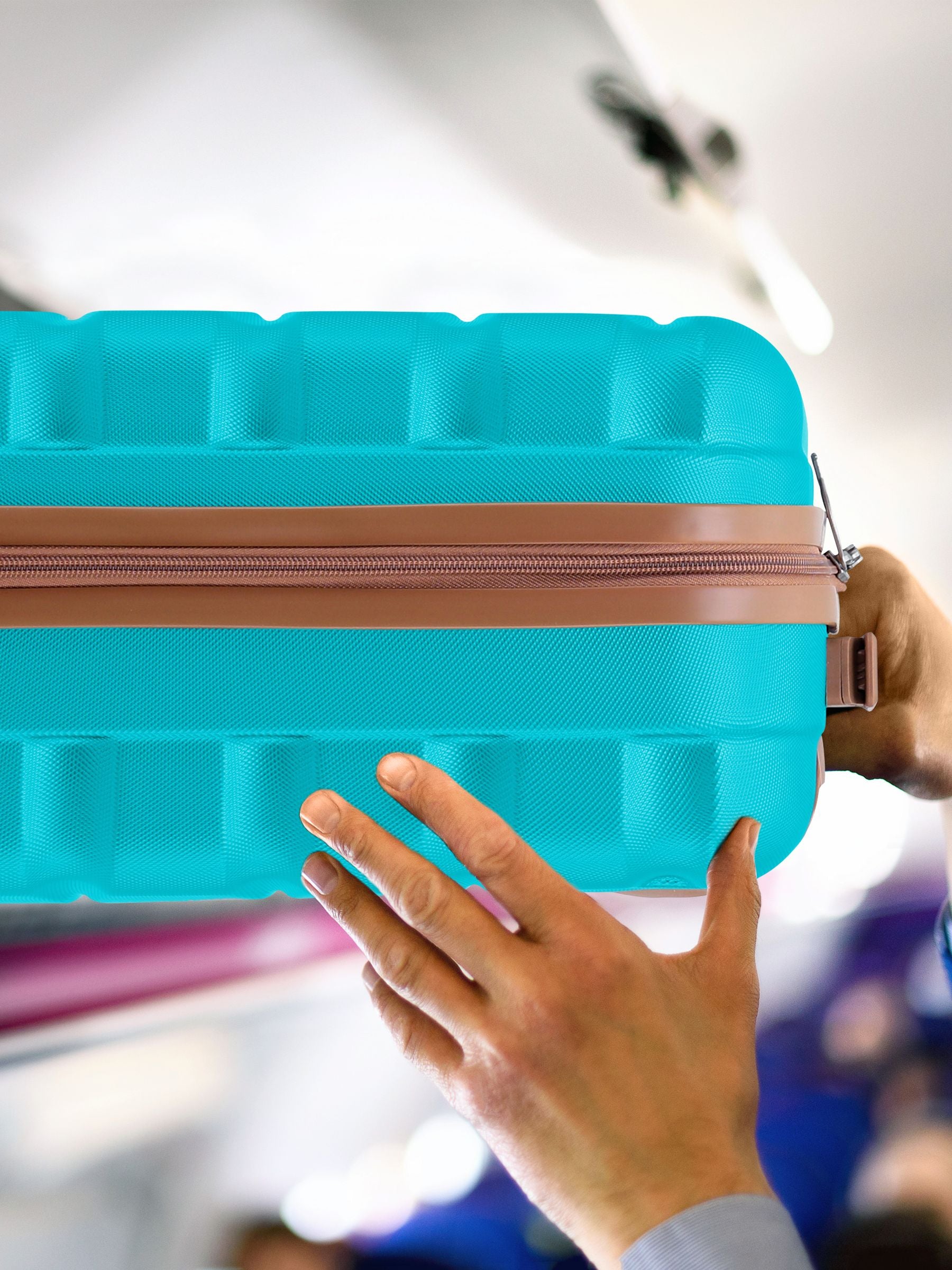 Flight Knight blue cabin carry-on case, UK version