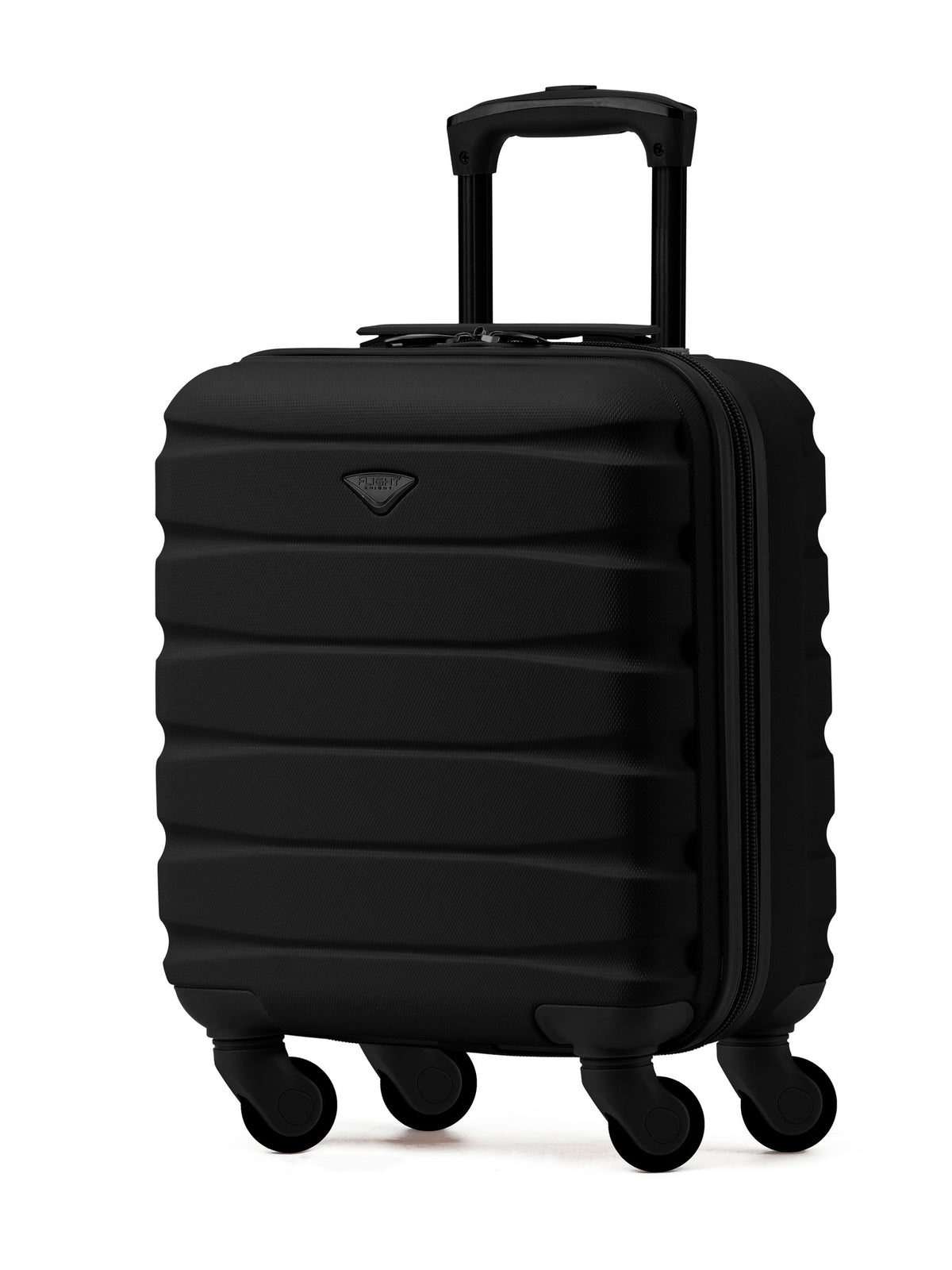 Flight Knight black ABS underseat cabin luggage 45x36x20cm, imported from the UK
