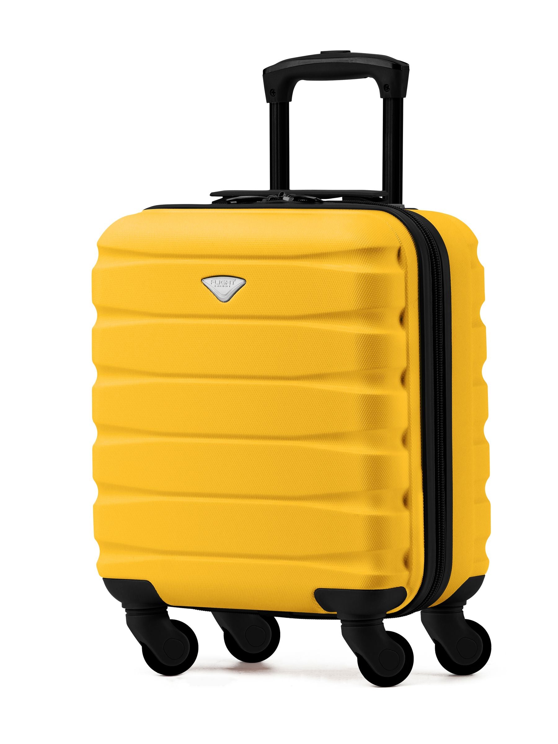 Flight Knight yellow underseat cabin luggage 45x36x20cm, imported from the UK