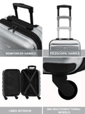 Flight Knight silver ABS cabin carry-on case - British product