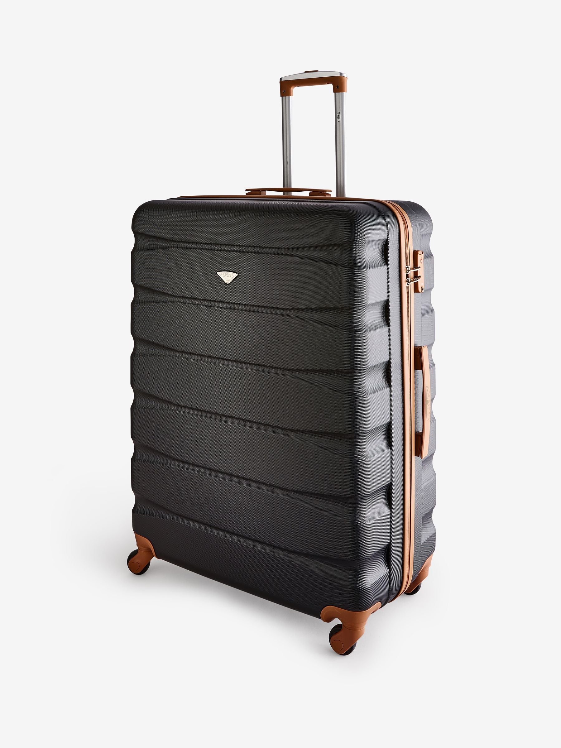 Flight Knight black 3-piece luggage set (British brand)