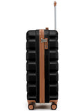Flight Knight black 3-piece luggage set (British brand)