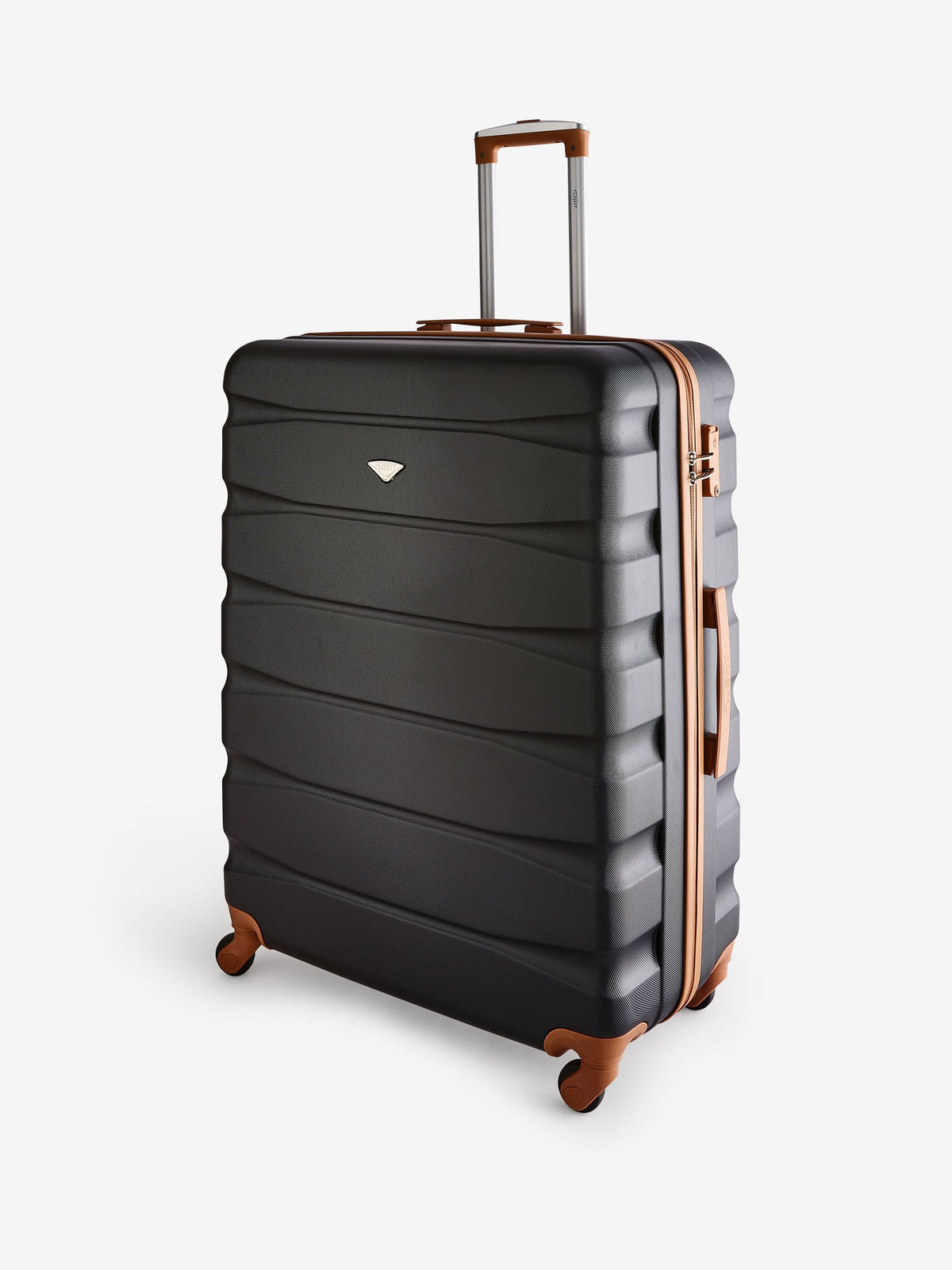 Flight Knight black 3-piece luggage set (British brand)