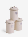 Cream storage jars set for tea, coffee, sugar - British product