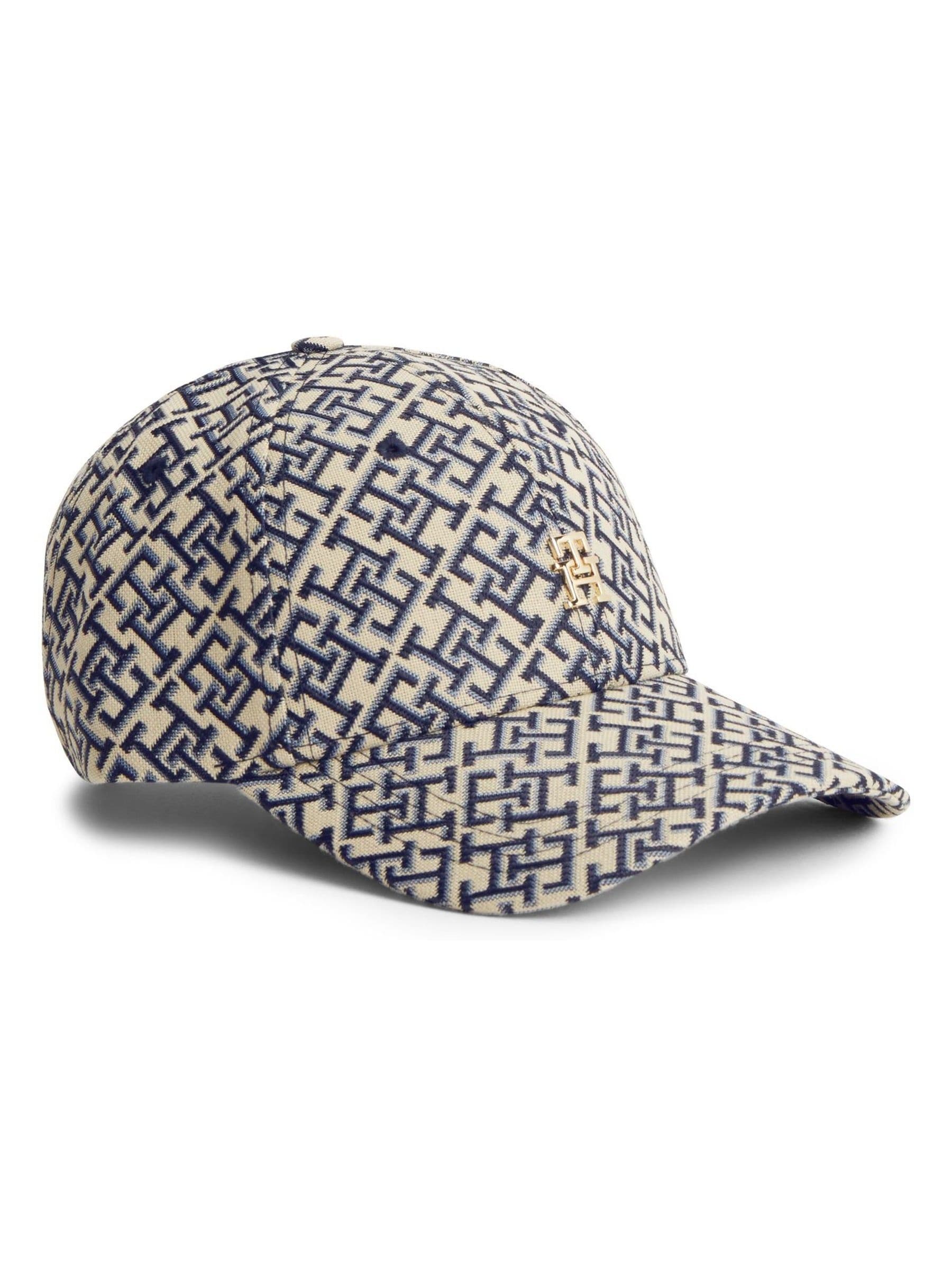 Tommy Hilfiger blue monogram jacquard baseball cap - British product