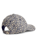 Tommy Hilfiger blue monogram jacquard baseball cap - British product