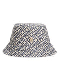 Tommy Hilfiger blue monogram jacquard bucket hat - British product