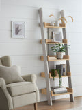Dove Grey Malvern Narrow Ladder Shelf