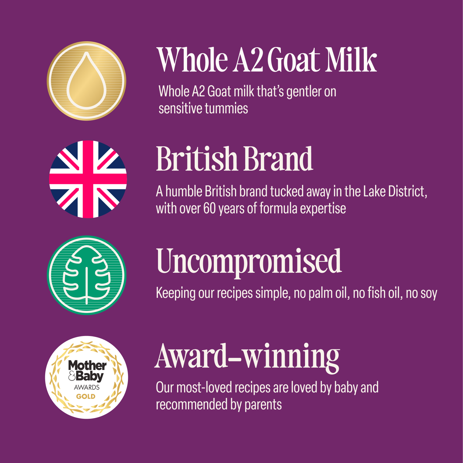 Kendamil goat infant formula, UK version