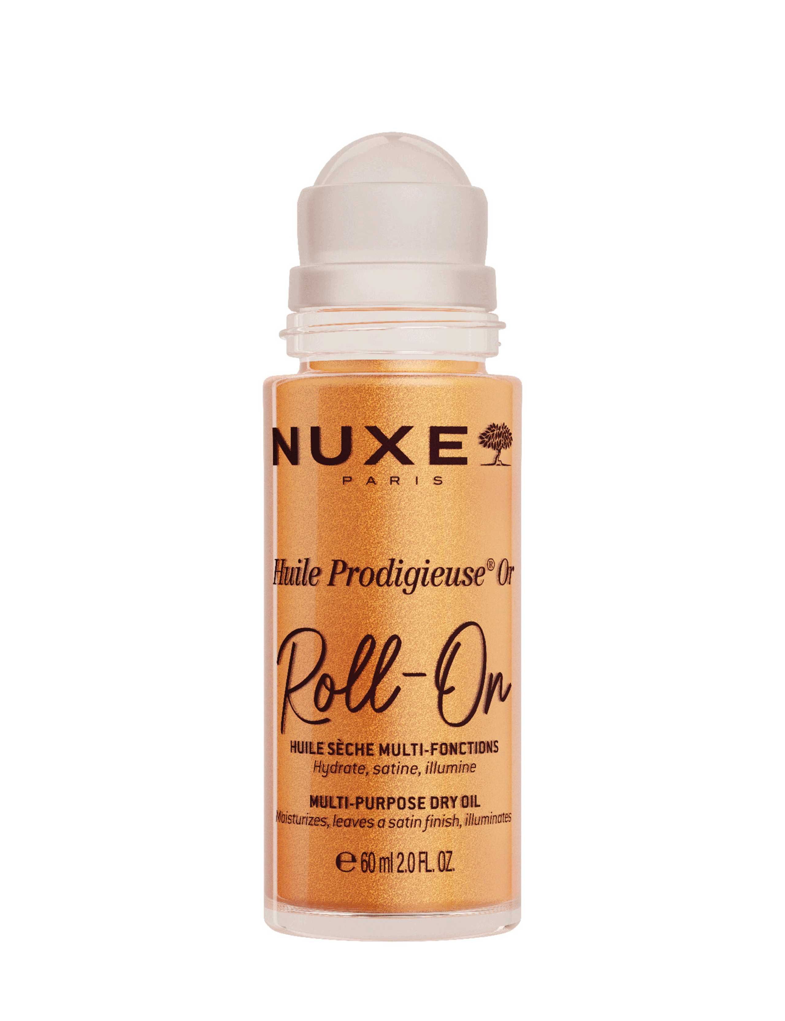 NUXE gold shimmer roll-on oil 60ml - British product