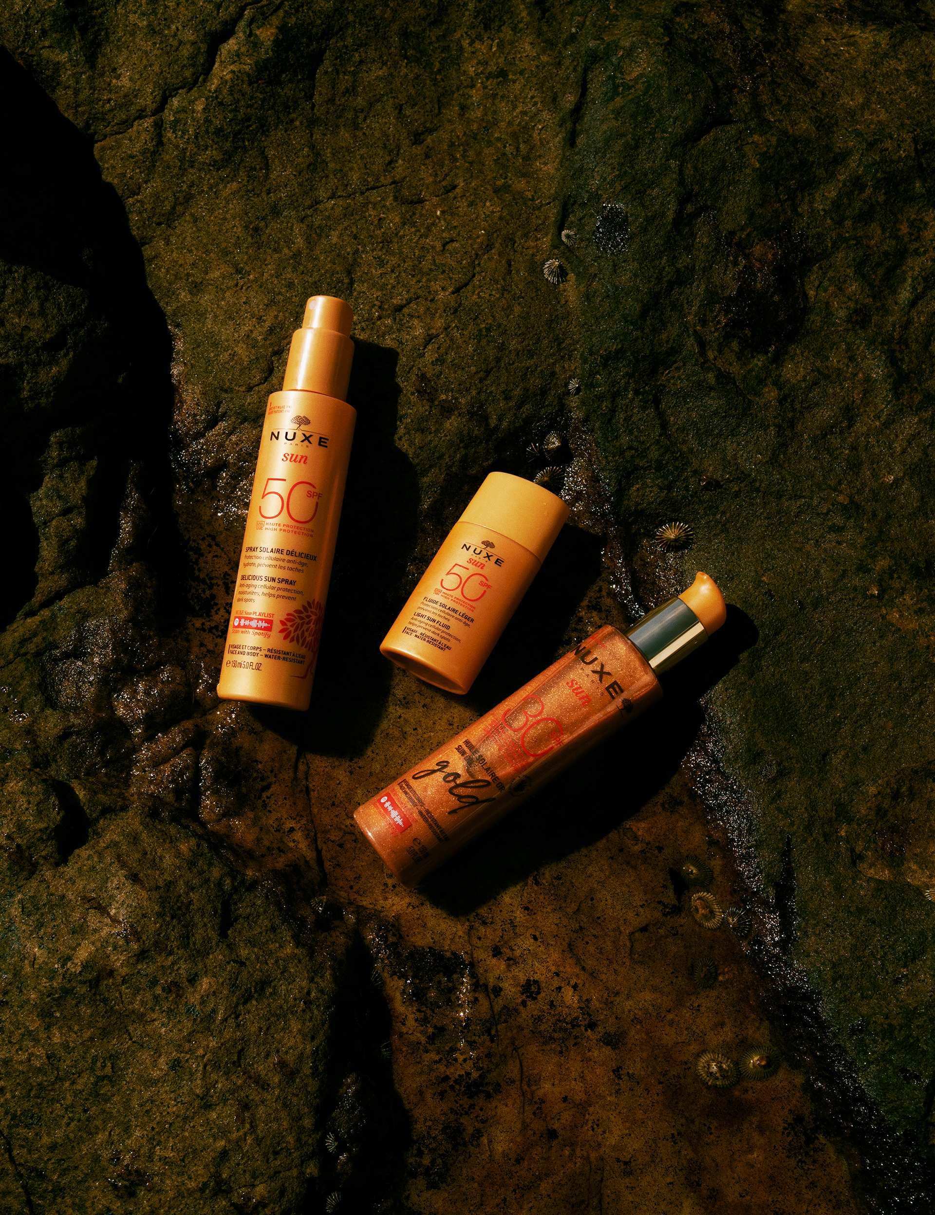 NUXE Gold Shimmer sun oil SPF 30 150ml, UK version