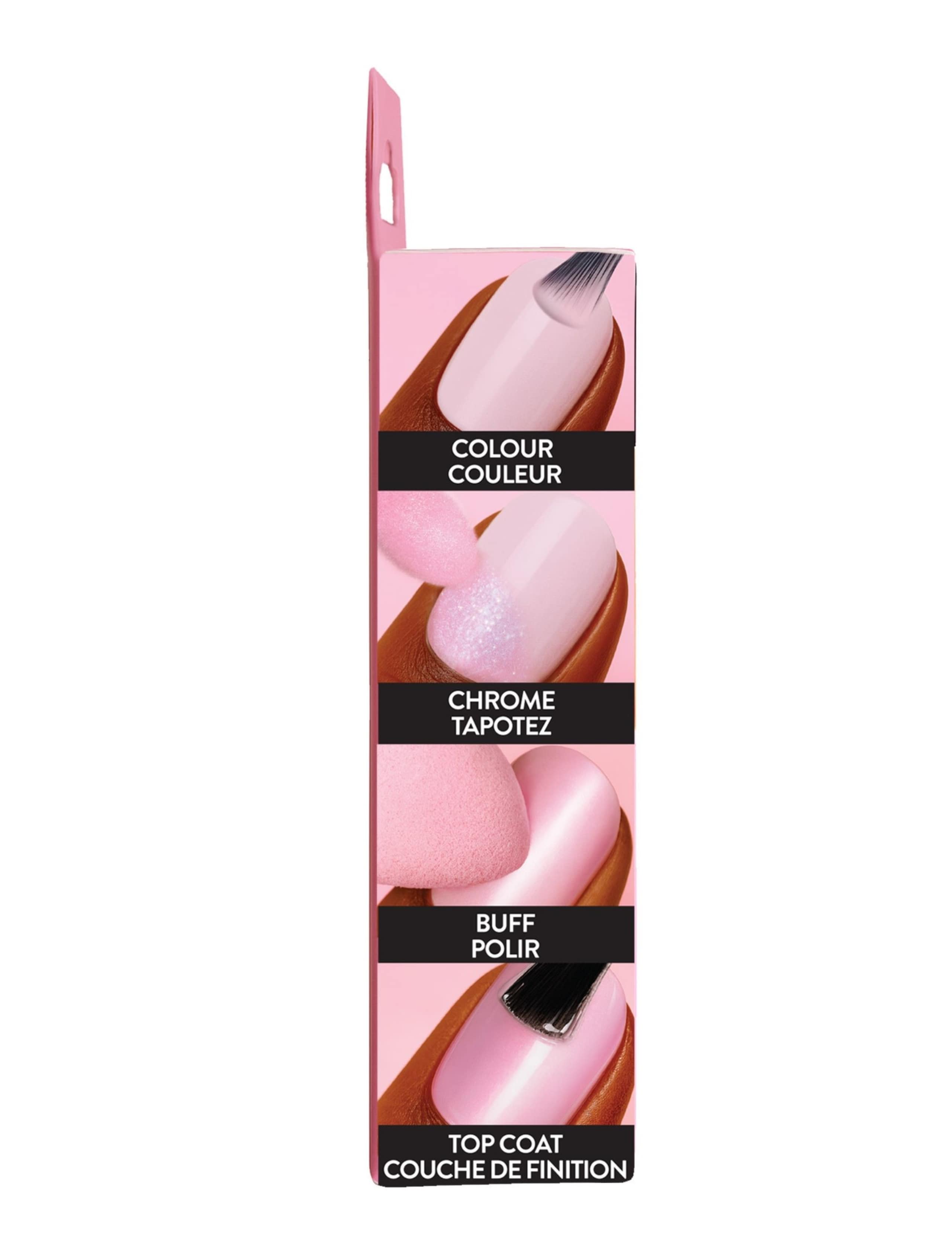 Nail Glaze Candy chrome effect kit 10ml, imported from the UK