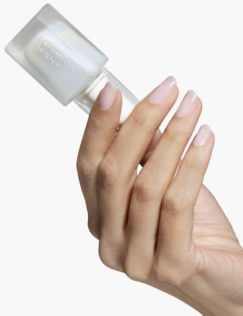 Leighton Denny brightening nail polish and base coat 12ml, imported from the UK