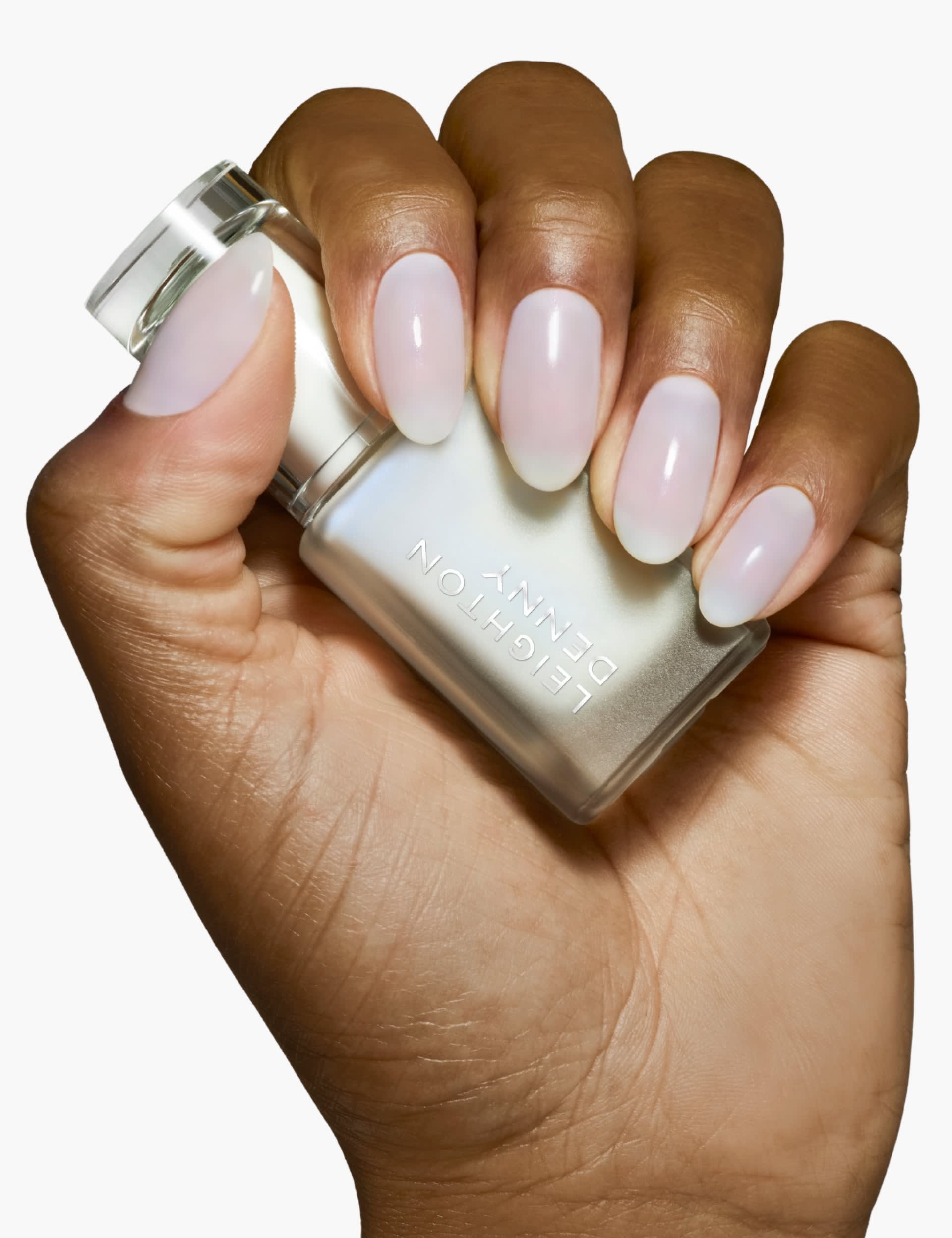 Leighton Denny brightening nail polish and base coat 12ml, imported from the UK