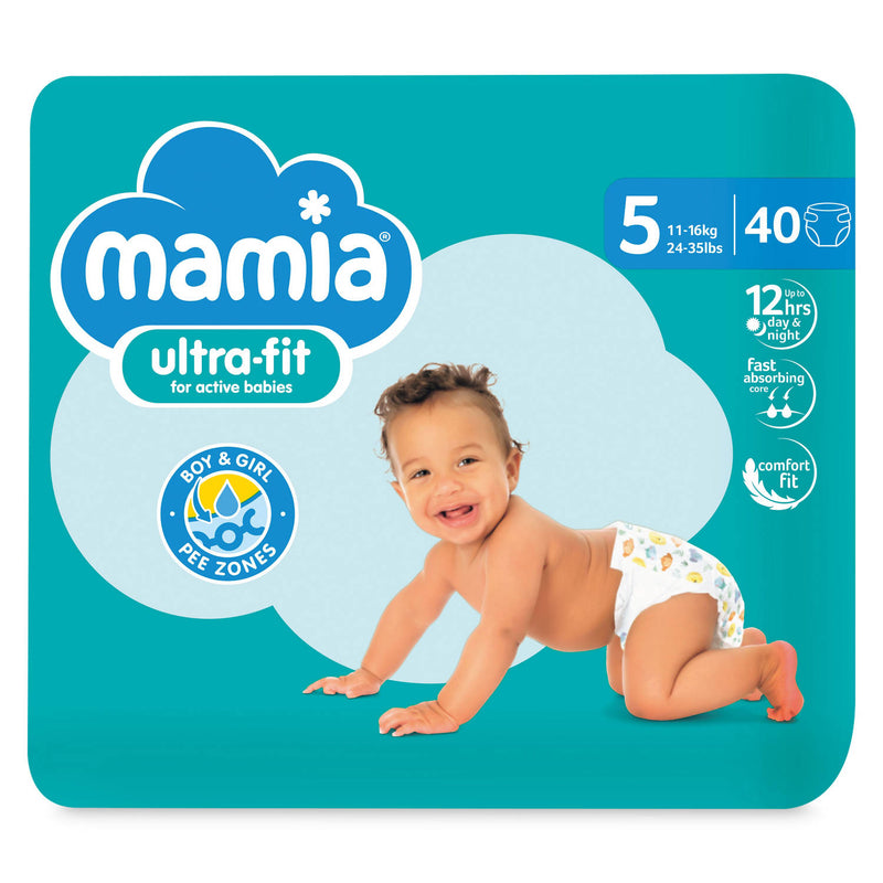 Size 5 nappies 40 pack, imported from the UK