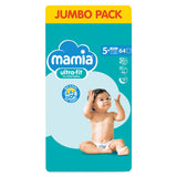 Nappies size 5+ extra absorbent 64 pack (British brand)