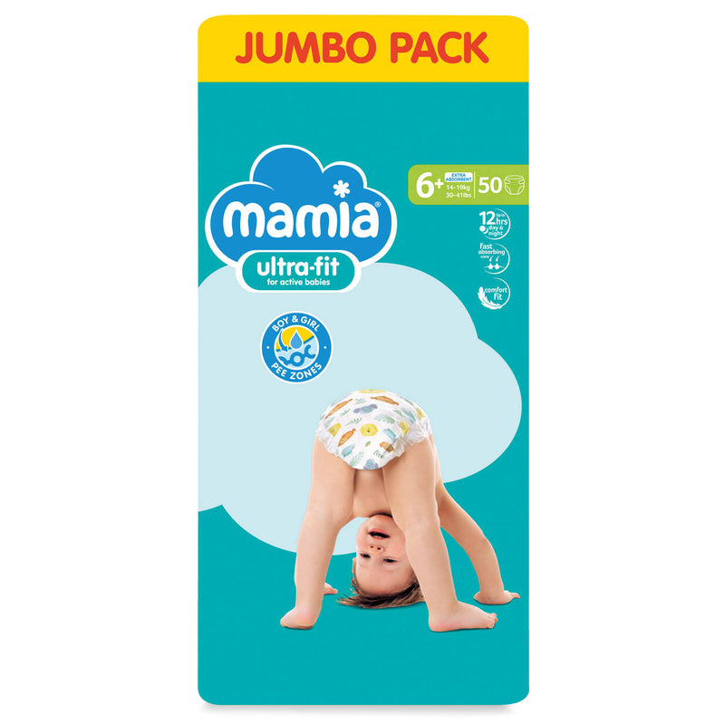 Baby nappies Size 6+ 50 pack, imported from the UK