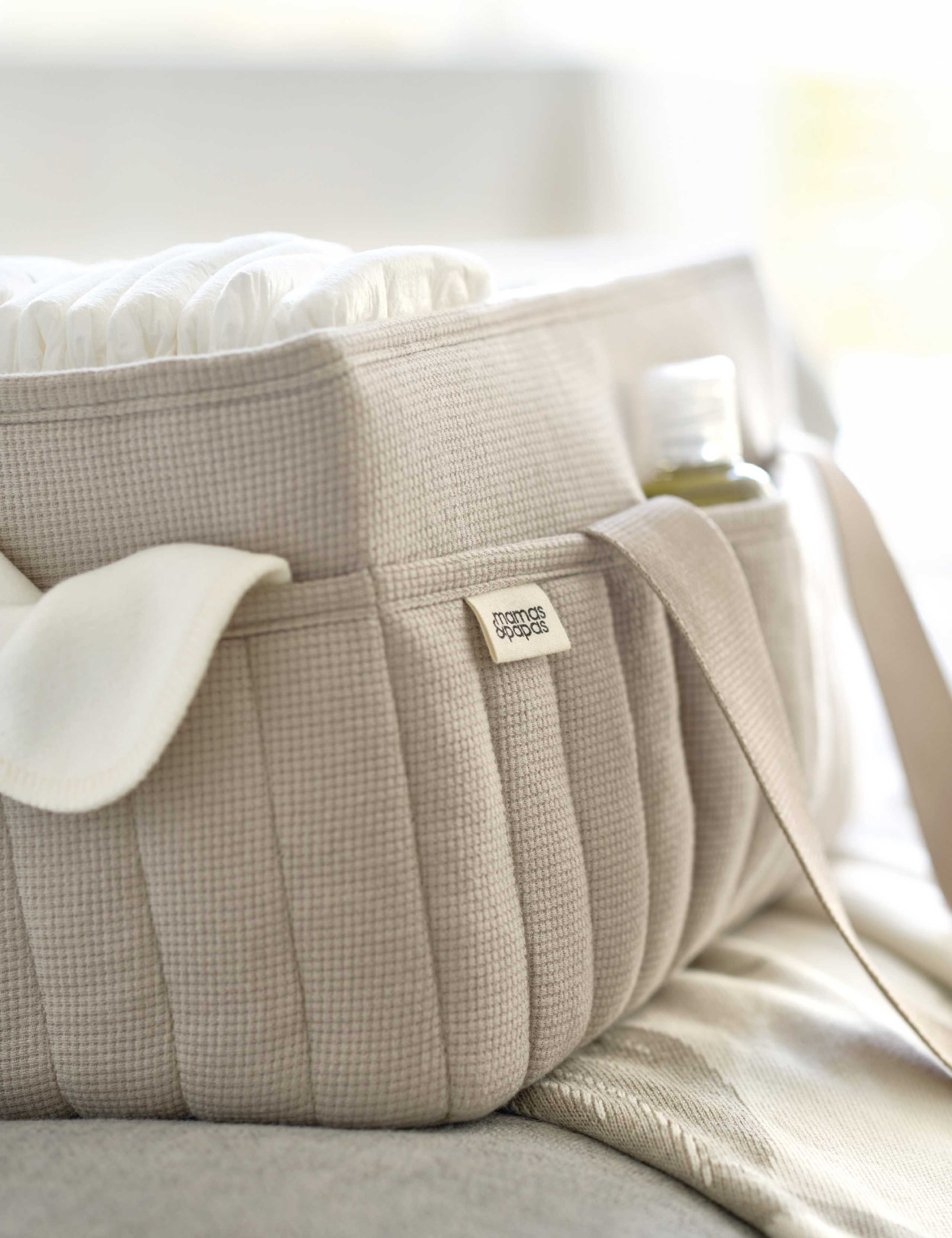 Mamas & Papas nappy caddy with compartments, UK version