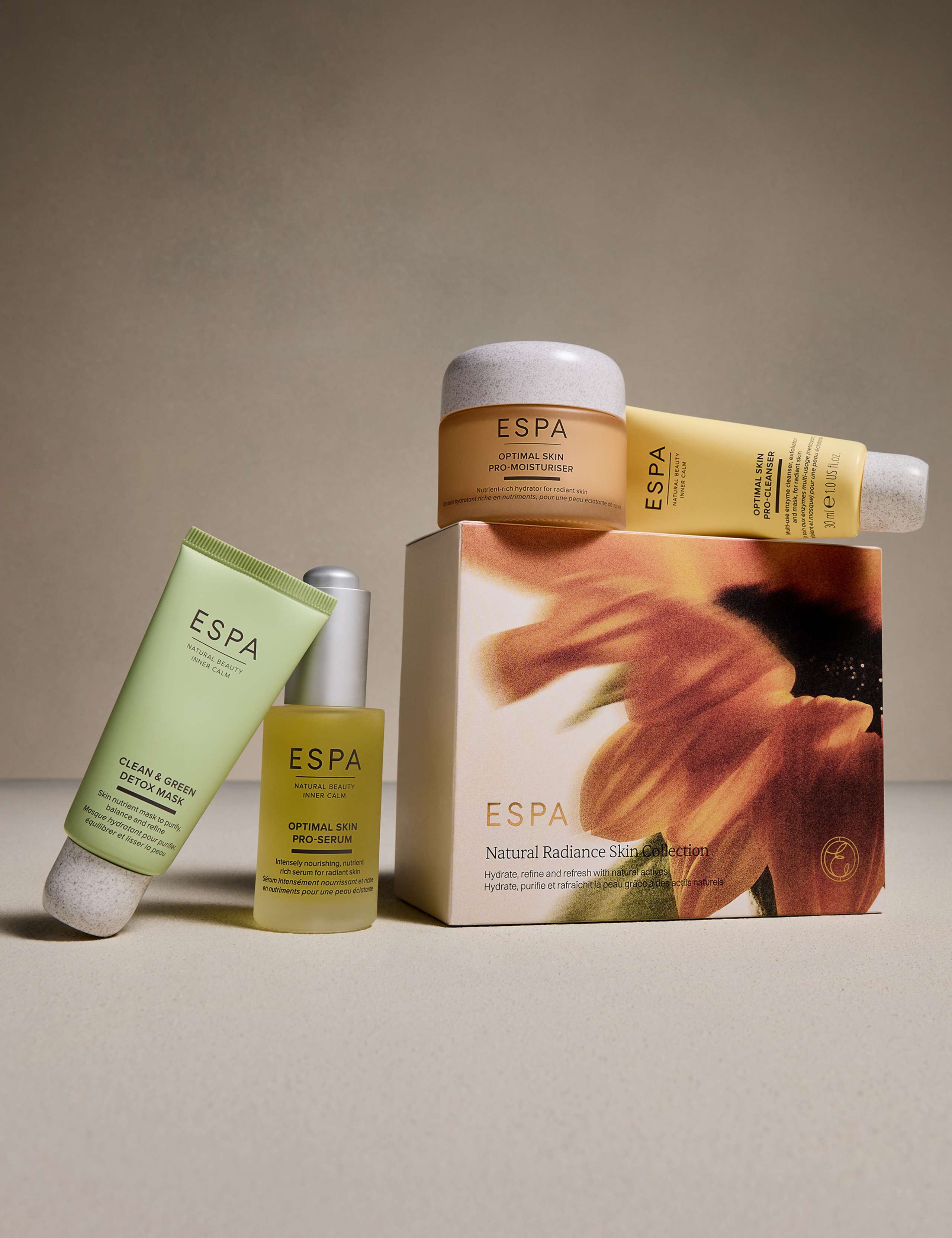 Natural Radiance Skin Collection skincare set - British product