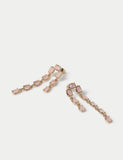 Natural Stone Skinny Drop Earrings (British brand)