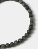 Natural stone tear drop necklace with 95% stone and metal clasp, imported from the UK