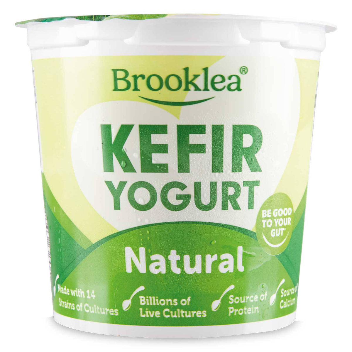 Natural kefir pot for gut health, free from mustard (British brand)