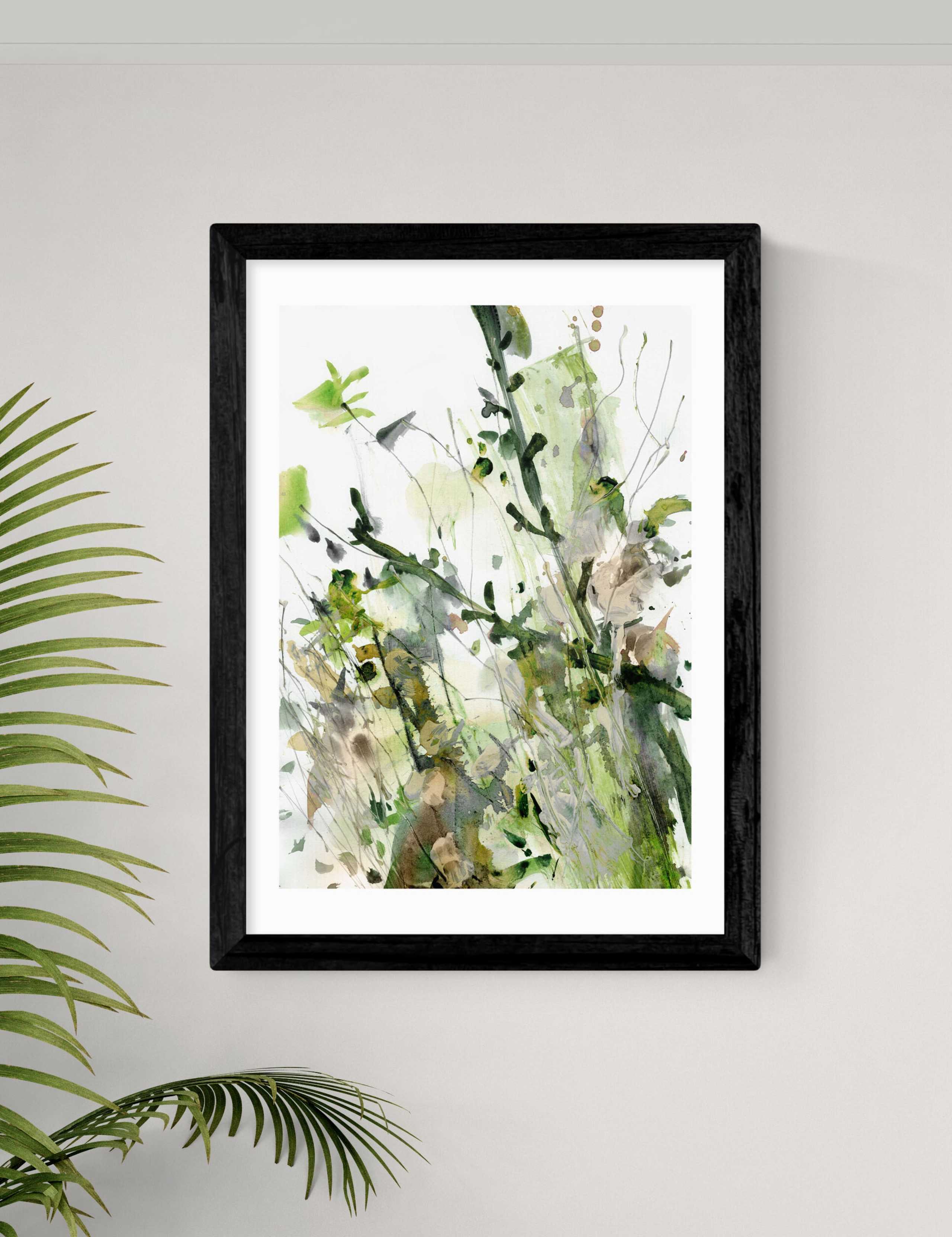 East End Prints Nature's Way Floral Framed Art, imported from the UK