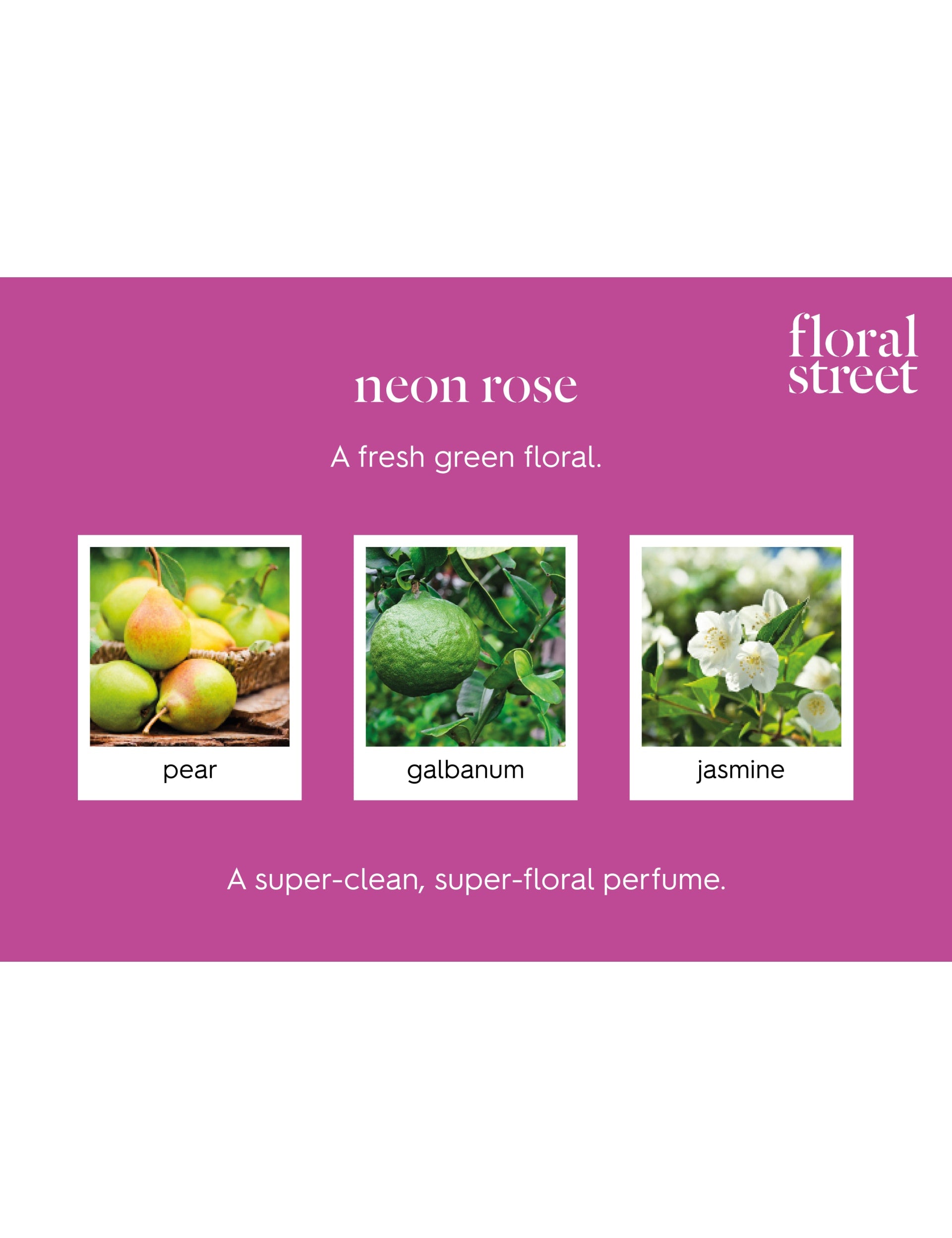 Floral Street Neon Rose eau de parfum 10ml, imported from the UK