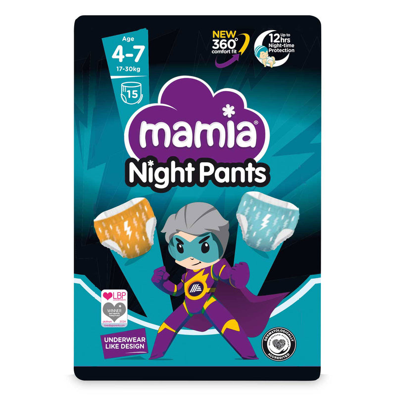 Night Pants for children age 4-7 15 pack, imported from the UK