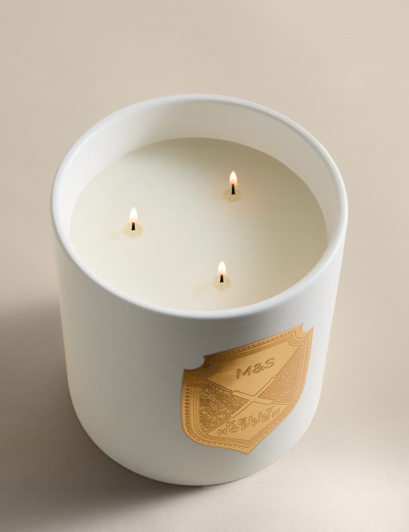 M&S 3 wick decorative candle 1.7kg, imported from the UK