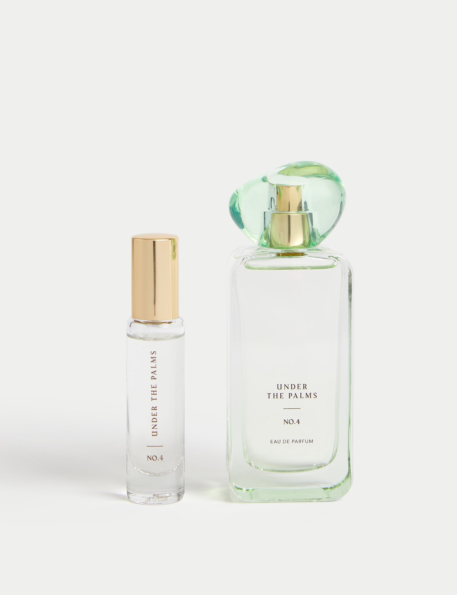 Under the Palms perfume set with 48ml and 9ml bottles, imported from the UK